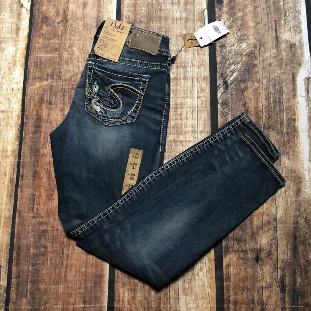Silver suki Mid pencil skinny jeans